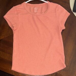American Eagle Outfitters Peach Short Sleeve Tee